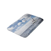 jacht in open Zee Badmat (Gekanteld)