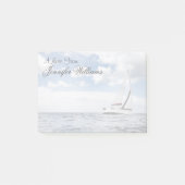 jacht in open Zee Post-it® Notes (Voorkant)