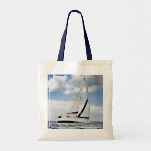jacht in open Zee Tote Bag