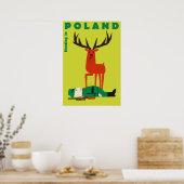 Jacht in Polen, oud poster (Keuken)