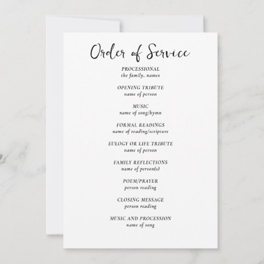 Jacht Jager Buitenmens Foto Funeral Programma (Achterkant)