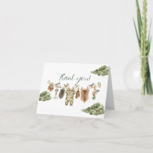 Jacht Jongen Baby Shower Bedankkaart