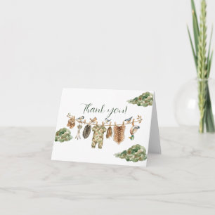 Jacht Jongen Baby Shower Bedankkaart