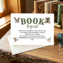 Jacht Jongen Baby Shower Boek Verzoek Informatiekaartje