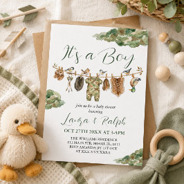 Jacht Jongen Baby Shower  Kaart