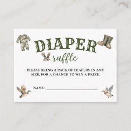 Jacht Jongen Baby Shower Luier Raffle Informatiekaartje