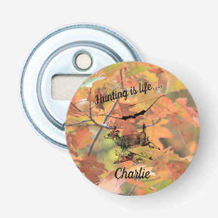 Jacht Levensboog Running Whitetail Buck Herten Button Flesopener