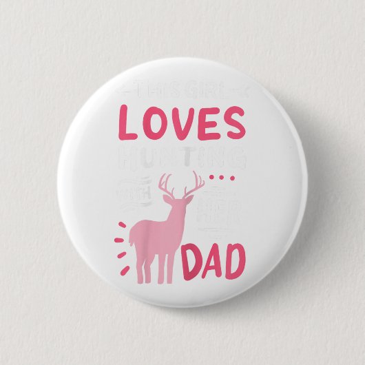 Jacht meisje met haar vader Vaderdag Ronde Button 5,7 Cm (Voorkant)