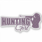 Jacht meisje sticker (Voorkant)