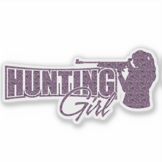 Jacht meisje sticker (Voorkant)