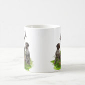 Jacht met de Duitse Wirehaire Pointer Tapestry P Koffiemok (Center)
