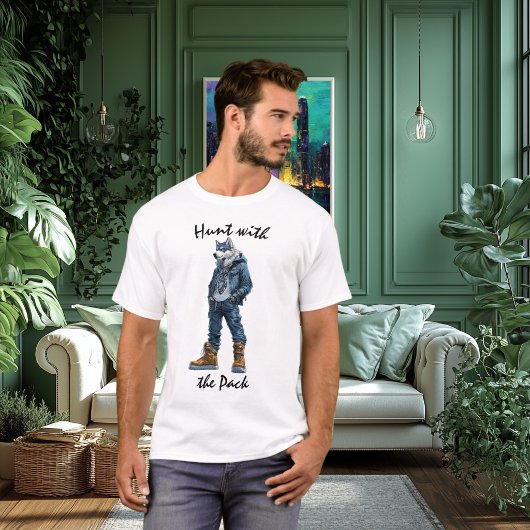 Jacht met de Roedel Wolf Warrior T-shirt