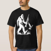 jacht met grote voeten t-shirt (Voorkant)