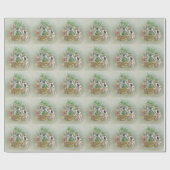 Jacht met honden cadeaupapier (Vlak)