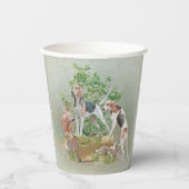 Jacht met honden papieren bekers (Voorkant)