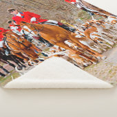 Jacht met honden sherpa deken (3/4)