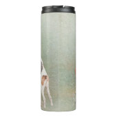 Jacht met honden thermosbeker (Achterkant)