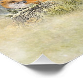 Jacht met Jagdterriers , Kunst Perfect Poster (Hoek)