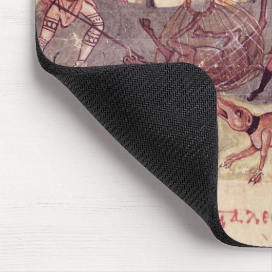 Jacht met netten muismat (Hoek)