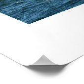 jacht met vlaggen Jersey Poster (Hoek)