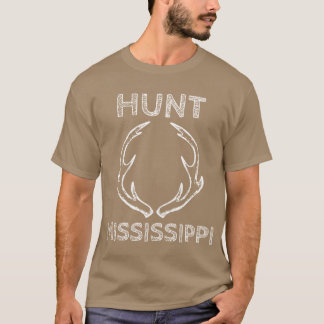 Jacht Mississippi herten jacht uitrusting voor jac T-shirt