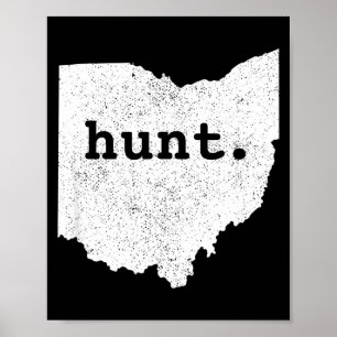 Jacht Ohio Boogschieten Staats Hertengebied Jachtt Poster