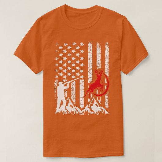 Jacht op  Amerikaan voor jagers T-shirt (Design voorkant)