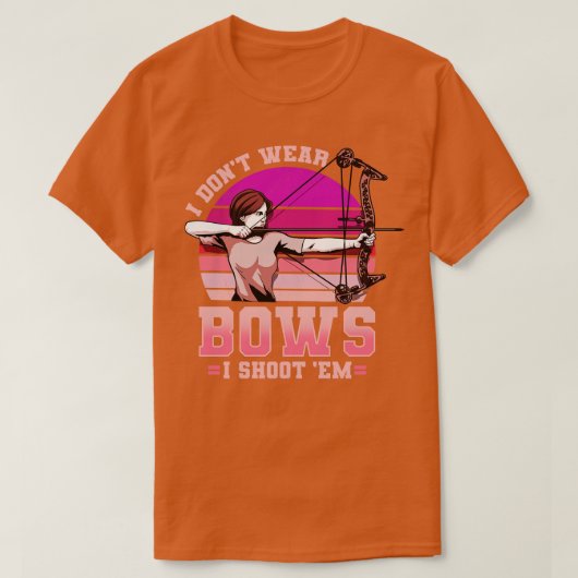 Jacht op archer Bow T-shirt (Design voorkant)