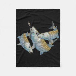 Jacht op Bonefish Een Zoutwater Vliegvissen & Fleece Deken