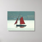  jacht op Cardiff Bay Canvas Afdruk (Voorkant)