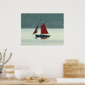  jacht op Cardiff Bay Poster (Keuken)