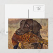 jacht op Chocolade Lab Briefkaart (Voorkant / Achterkant)