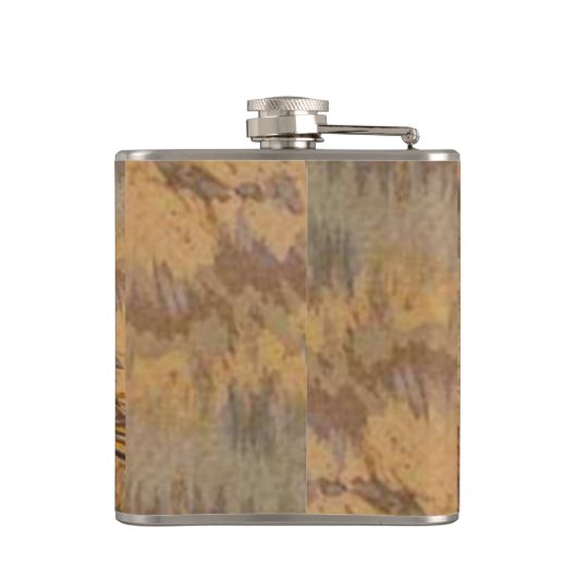  jacht op Chocolade Lab Heupfles (Achterkant)