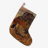 jacht op Chocolade Lab Kleine Kerstsok (Voorkant (Hangend))