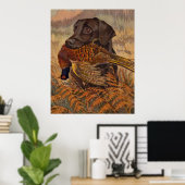 jacht op Chocolade Lab Poster (Thuiskantoor)