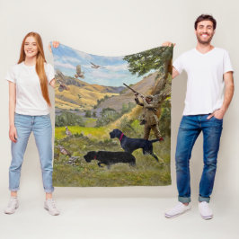 Jacht op Chukar patrijs Fleece Deken