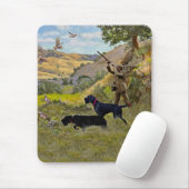 Jacht op Chukar patrijs Muismat (Met muis)