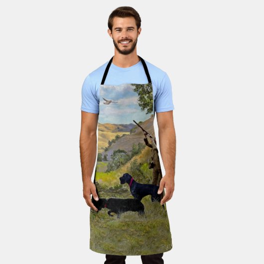 Jacht op Chukar patrijs Schort (Gedragen)