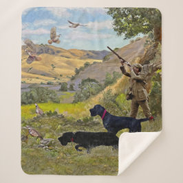 Jacht op Chukar patrijs Sherpa Deken