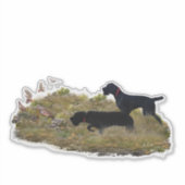 Jacht op Chukar patrijs Sticker (Voorkant)