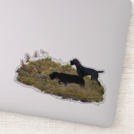 Jacht op Chukar patrijs Sticker