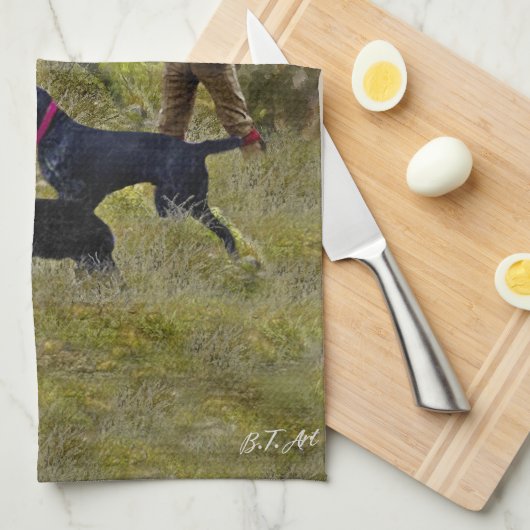 Jacht op Chukar patrijs Theedoek (Quarter Fold)