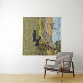 Jacht op Chukar patrijs Wandkleed (In Situ (horizontaal))