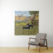 Jacht op Chukar patrijs Wandkleed (In situ)