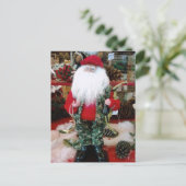 "JACHT OP DE KERSTMAN" KERSTWENSEN FEESTDAGENKAART (Staand voorkant)