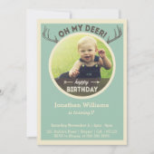 Jacht op de verjaardag van de uitnodiging voor Bab (Voorkant)