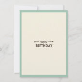 Jacht op de verjaardag van de uitnodiging voor Bab (Achterkant)