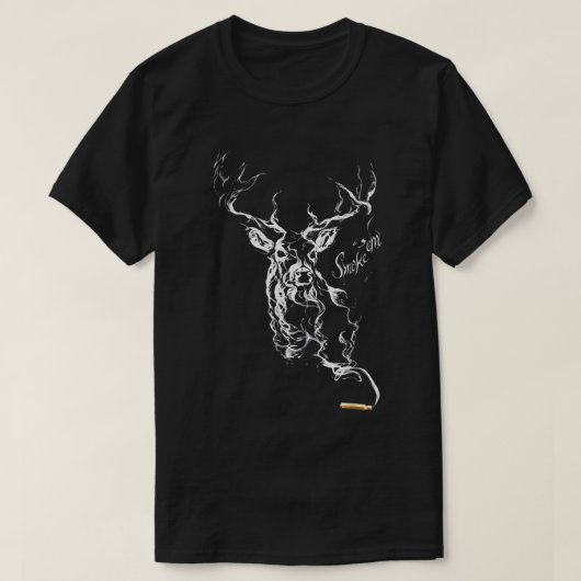 Jacht op een rookgordijn Rook em Hunt Deer T-shirt (Design voorkant)