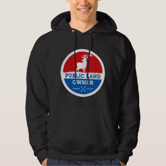 Jacht op elanden op openbaar land buiten  hoodie