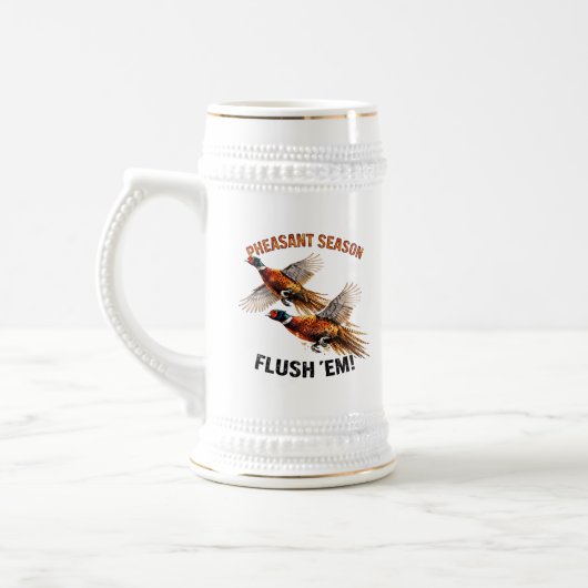 Jacht op fazanten bierpul (Links)